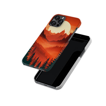 Red Aura Nature Slim Hard Case