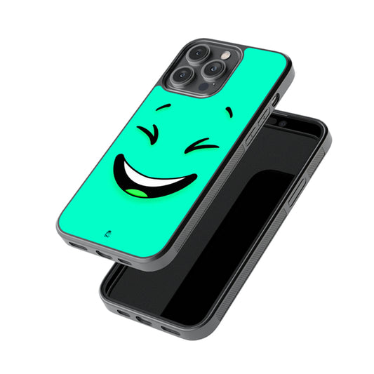 Funny Laugh Glossy Metal Case
