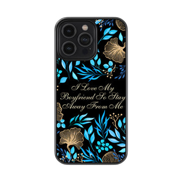 Stay Away From Me Glossy Metal Case