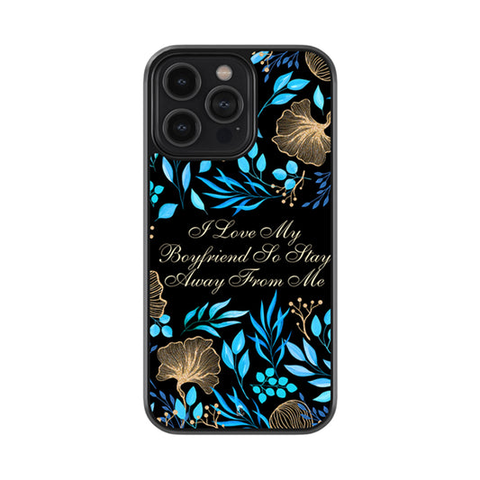 Stay Away From Me Glossy Metal Case