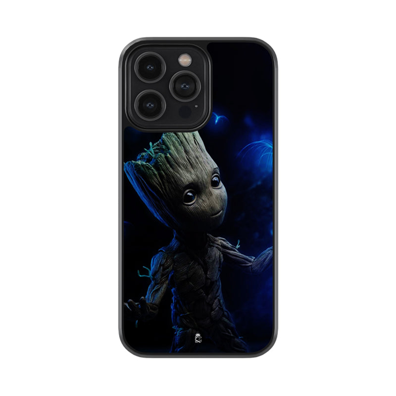 Groot Anime Glossy Metal Case