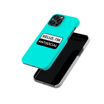 Hello I'm Antisocial Slim Hard Case