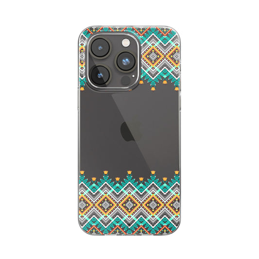 Super Rangoli Pattern Clear Silicone Case