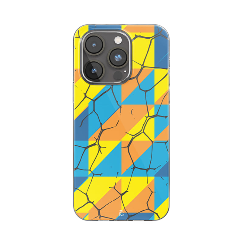 Colourful drought Clear Silicone Case