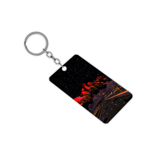 Space Road Keychain