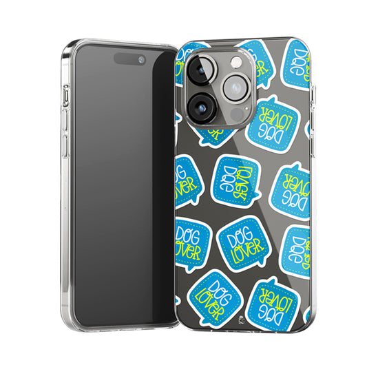 Dog Lover Tag Clear Silicone Case