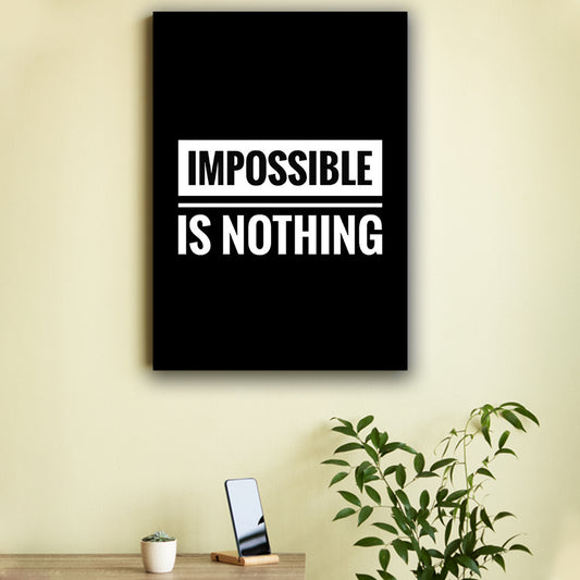 Impossible is Nothing Poster