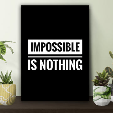 Impossible is Nothing Poster