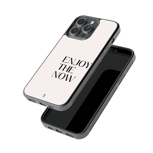 Enjoy The Now Glossy Metal Case