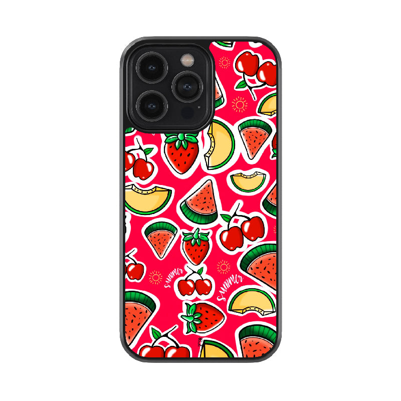 Summer Special Fruits Glossy Metal Case
