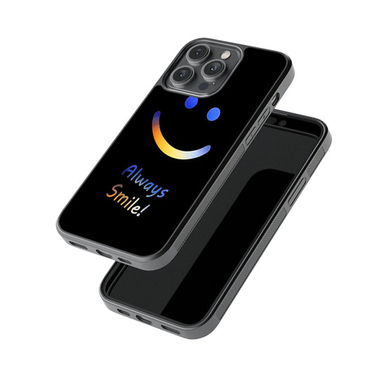 Always Smile Glossy Metal Case
