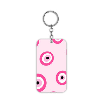 Pink Eyes Keychain