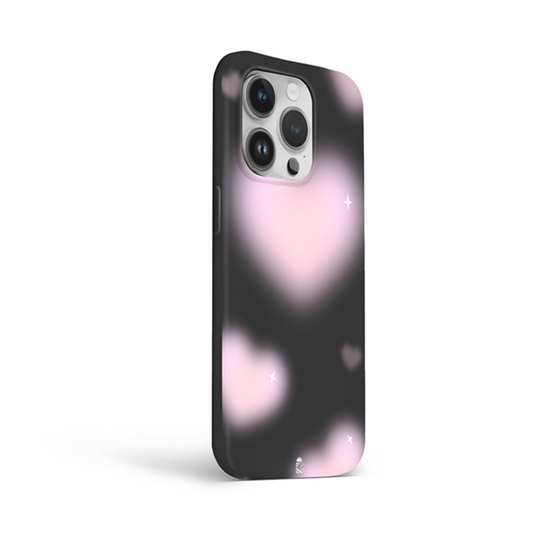 Blurry Hearts Flexible Soft Silicone Case