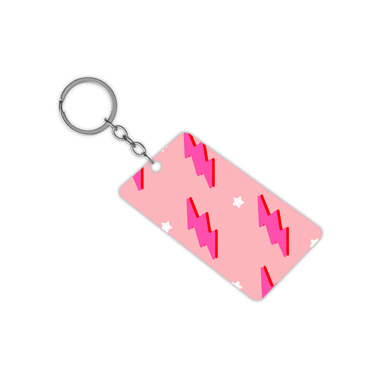 Pink Thunders Keychain