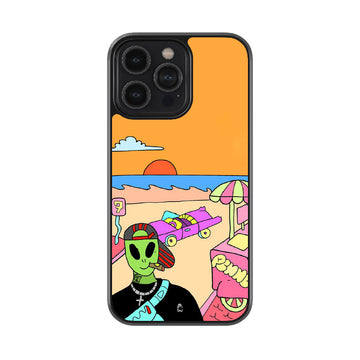Holiday Planet Glossy Metal Case