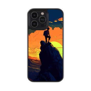 View Of Peace Glossy Metal Case