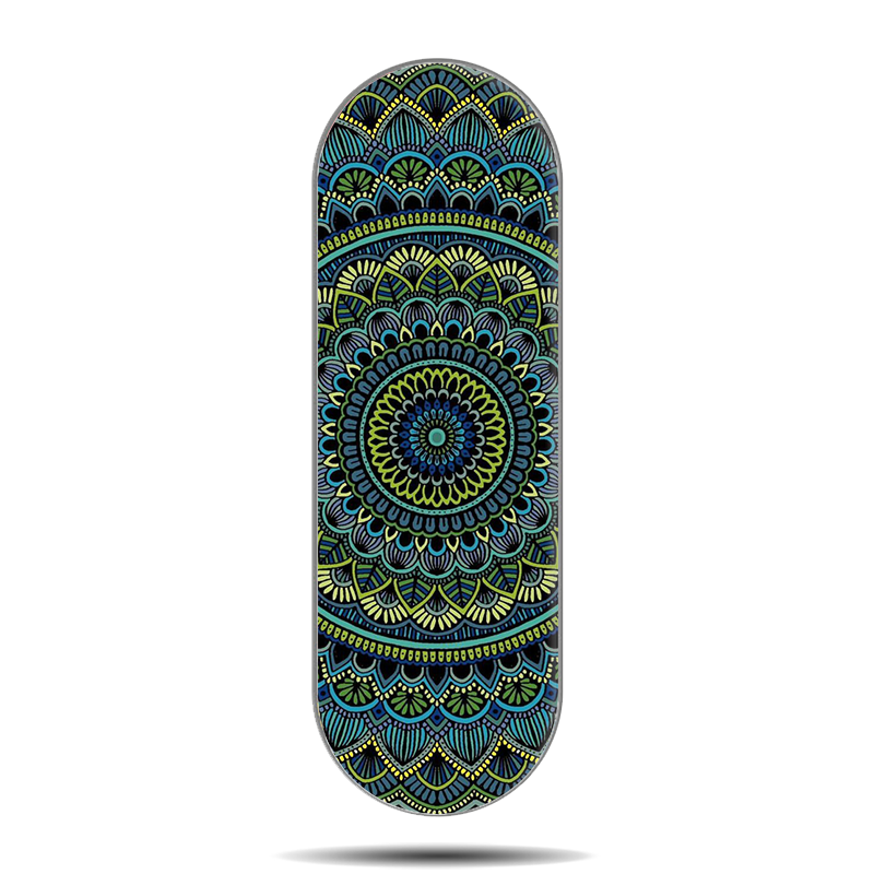 Peacock Mandala Phone Slider Grip