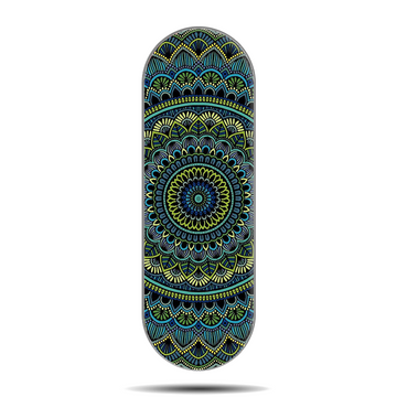 Peacock Mandala Phone Slider Grip