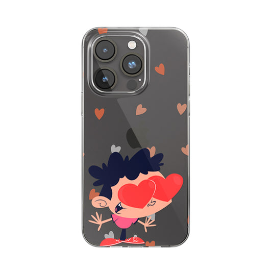 Cupid Boy Clear Silicone Case