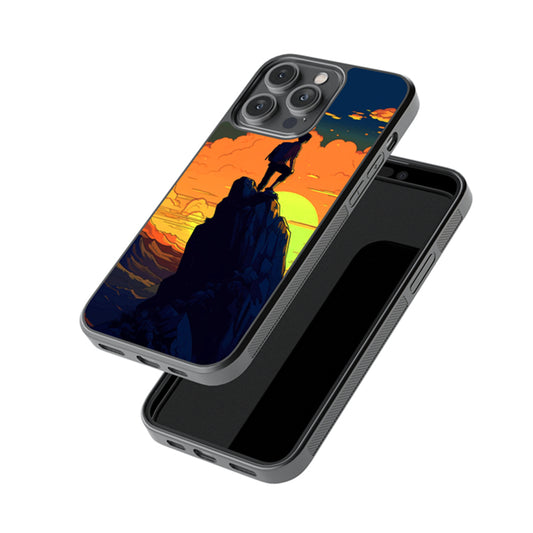 View Of Peace Glossy Metal Case