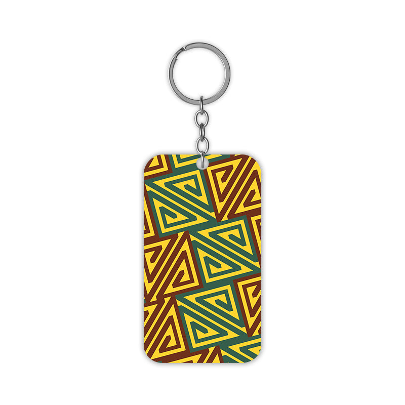 Ancient Pattern Keychain
