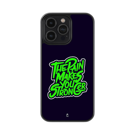 The Pain Makes You Stronger Glossy Metal Case