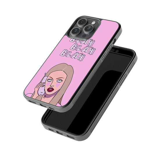 Blah, Blah, Blah Glossy Metal Case