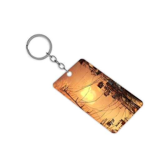Clumsy Street Keychain