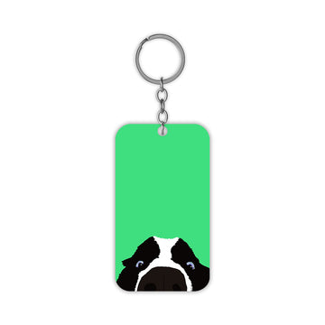 Wiered Dog Keychain