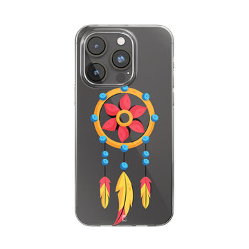 Dream catcher Clear Silicone Case