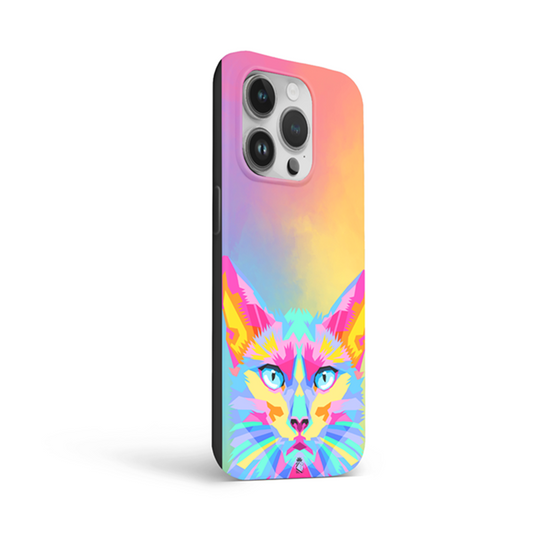 Abstractive Cat Flexible Soft Silicone Case