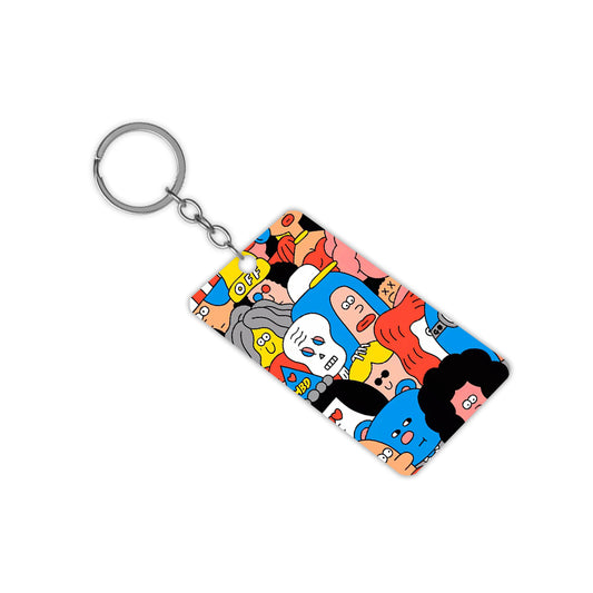 Attention Peoples Keychain