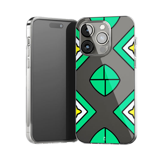 Mystic Green Clear Silicone Case