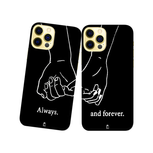 Always and Forever Slim Hard Couple Phone Case