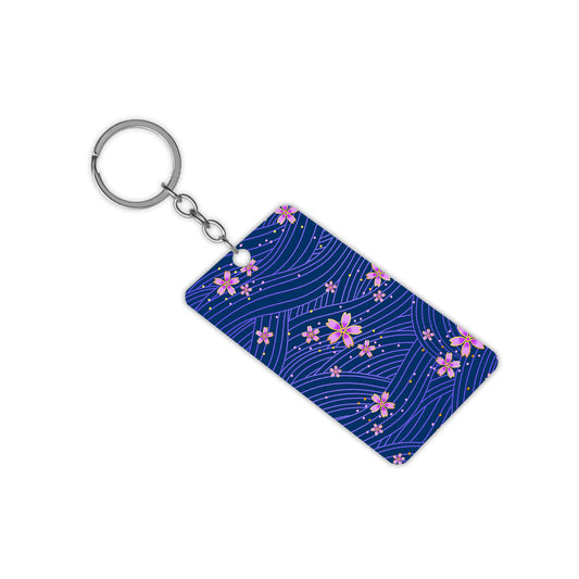 Blue Waves Keychain