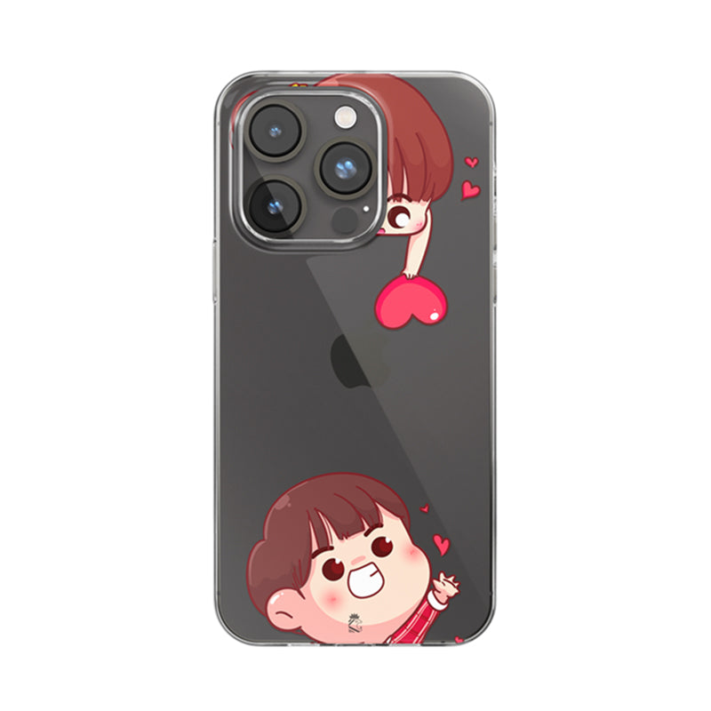Couple love Clear Silicone Case