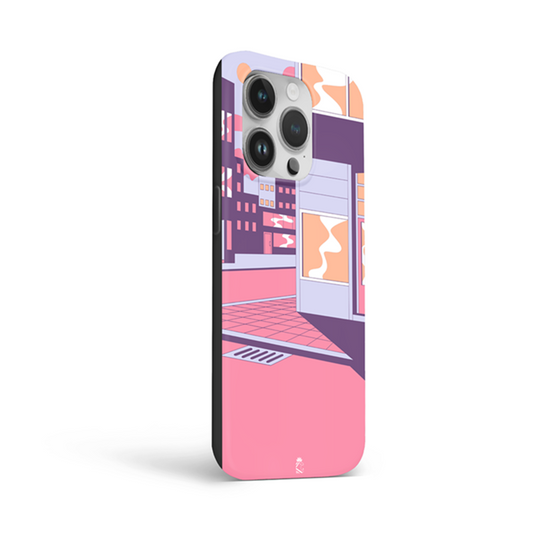 Pink City Flexible Soft Silicone Case