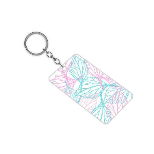 Leaf Pattern Keychain