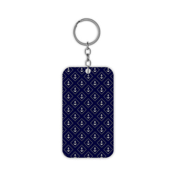Anchor Pattern Keychain
