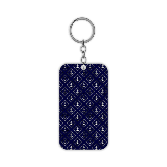 Anchor Pattern Keychain