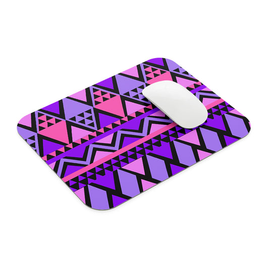 Purple Pattern Mouse Pad