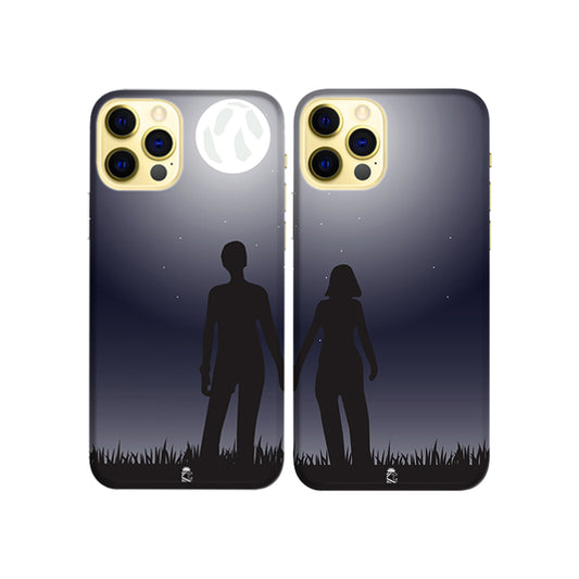 Night Lovers Slim Hard Couple Phone Case
