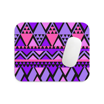 Purple Pattern Mouse Pad