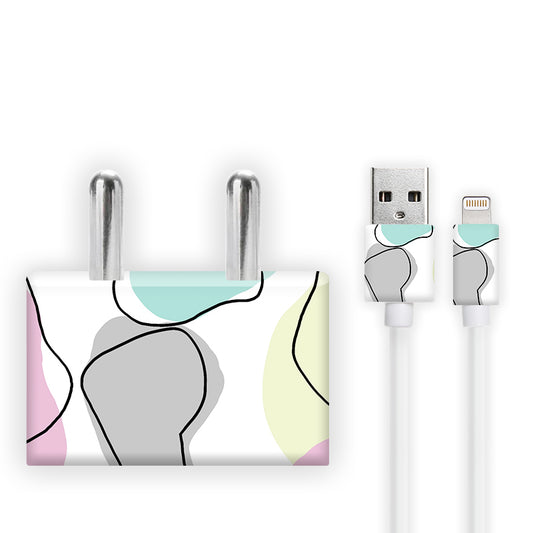 Abstractive Lines Charger Skin