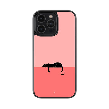 Sleepy Cat Glossy Metal Case