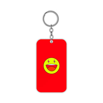Yellow thunder Smiles Keychain