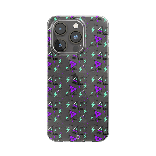Shock waves Clear Silicone Case