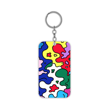 Colourful Clay Keychain