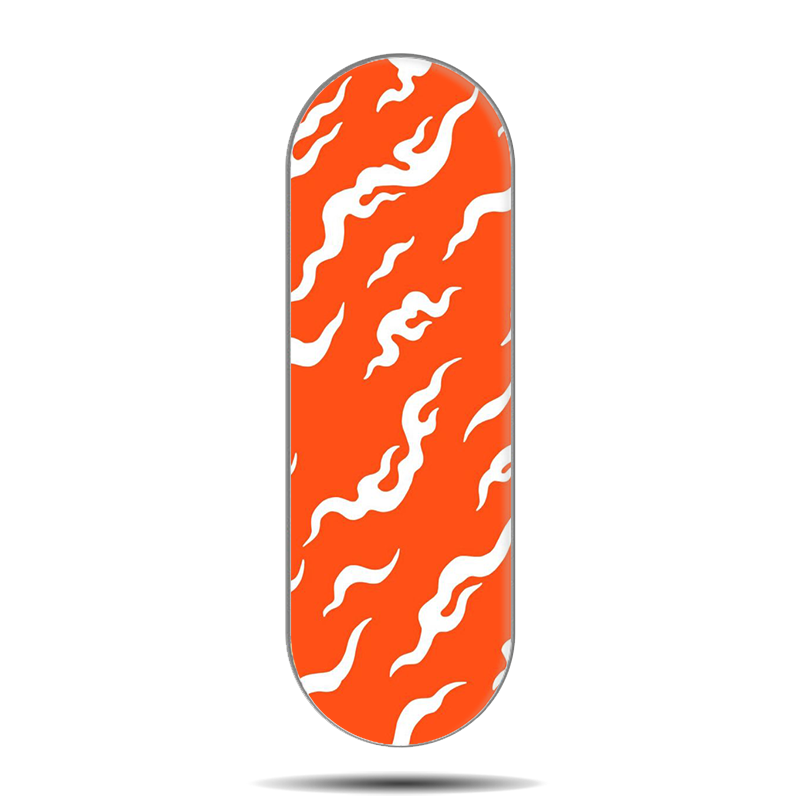Orange Flame Phone Slider Grip