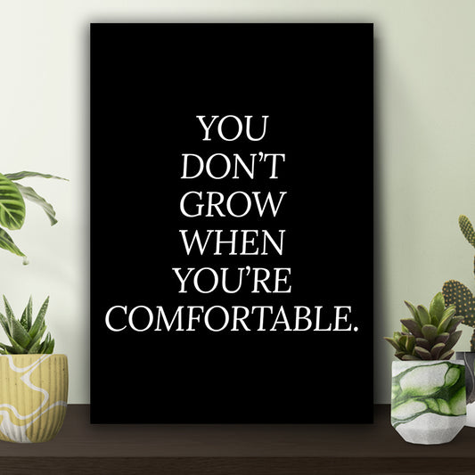 You Don't Grow Poster